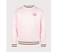 Drôle de Monsieur Mens Slogan Sport Sweatshirt - Colour: LPI Light Pink - Size: Medium