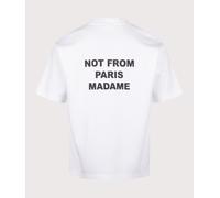 Drôle de Monsieur Mens Slogan T-Shirt - Colour: OPW Optic White - Size: XL