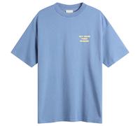 Drôle de Monsieur Men's The Slogan T-Shirt Atlantic Blue