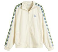 Drôle de Monsieur Men's Zip Up Track Jacket Off White