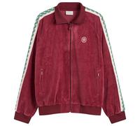 Drole De Monsieur Velvet Zip Jacket Wine