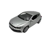 DROMADER Volkswagen VW Scirocco model car 1:39, silver - Detailed collector's model Welly | Miniature vehicle