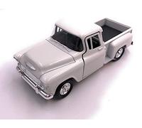 Dromader Welly model car Chevrolet Stepside Truck vehicle miniature car scale 1:39 / L 12cm white