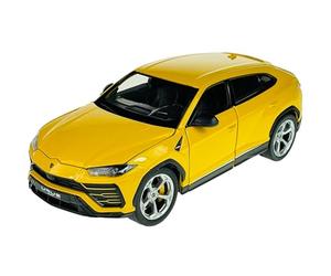 DROMADER Welly Model Car Compatible with Lamborghini Urus SUV Yellow 2017 1/24 Metal Model Car Die Cast New in Box