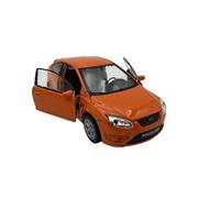 Dromader Welly Model car FORD FOCUS ST, miniature car, scale 1:39, orange