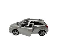 Dromader Welly Model car OPEL CORSA OPC vehicle miniature car scale 1:39 silver