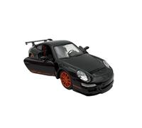 Dromader Welly Porsche 911 GT3 RS model car, vehicle number 997, miniature car, scale 1:39, black