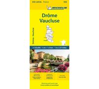 Drome Vaucluse - Michelin Local Map 332 : Map