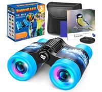 Dromlag Dinosaurs Binoculars Kids Toys for 3-9 Year Old Boys, 4x30, Foldable, Educational Learning, Outdoor Garden Toys for Bird Watching Hiking Camping, Children Binoculars Birthday Gifts for Boys