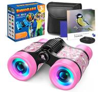 Dromlag Unicorn Kids Binoculars, 4x30, Foldable, Educational Learning, Outdoor Garden Toys for Bird Watching Hiking Camping, Girls Toys for 3-9 Year Old, Unicorn Gifts for Girls Birthday Presents