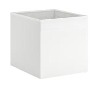 DRONA Storage Box, Foldable Fabric Container, organise socks, belts and jewellery in your wardrobe or chest of drawers Camping Caravan Living Area Organizer Storage Box Inserts (DRONA WHITE, 6)