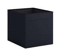 DRONA Storage Box, Foldable Fabric Container, organise socks, belts and jewellery in your wardrobe or chest of drawers Camping Caravan Living Area Organizer Storage Box Inserts (DRONA BLACK, 1)