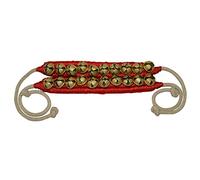 DronaIndia Dancing Bells Ghungroo Pair Handmade Indian Classical Dance Accessories