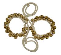 DronaIndia Dancing Bells Kathak Ghungroo Pair Handmade Indian Classical Dance Accessories