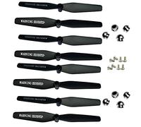 Drone accessories For VISUO Spare Parts Propeller Screws Blades Guard Motor Geas for VISUO XS816 XS809W XS809HW XS809 XS809S RC Quadcopter Drone Accessories replaceable (Color : 8Cover-8Blades)