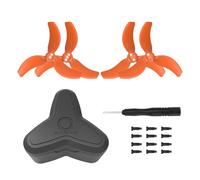 Drone Accessory Propeller Storage Box & 2 Pairs Orange 3032S Color Propeller Compatible with Avata 2 Protective Case & Screwdriver & Screws