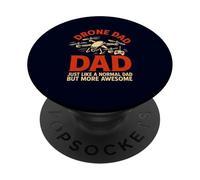 Drone Dad Funny Pilot Quadcopter Flyer Father Humor PopSockets Adhesive PopGrip
