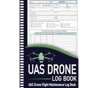 Drone Flight Record Book | Pilot Log book | Tracker for UAS Flights, Repairs, and Maintenance