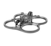 drone frame kit， 2.5in Quadcopter Inverted Rack Frame 112mm/4.4in Wheelbase Racing Drone Accessories with Prevent Collision Protection Ring(Grey)