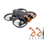 Drone Gimbal Bumper for DJI Avata 2，Anti-Collision Protect Bar Aluminum Alloy Camera Guard Lens Safety Bumper Accessories (Orange)