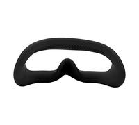 Drone Glasses Eye Pad for Avata Goggles 2 Silicone Protective Cover Face Plate Anti Slip Comfortable Fit for FPV Drone Flight Glasses Skin Friendly Soft Easy to Clean and Replace (Black)