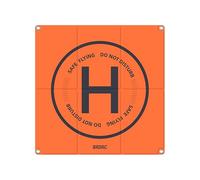 Drone Landing Pad for DJI Mavic 3/2, Fast-Fold Parking Apron Pads with Floor nails and Storage Bag, Double-sided Two Color and Leather, Portable Dronepad Mat for DJI AVATA/FPV，65 * 65cm