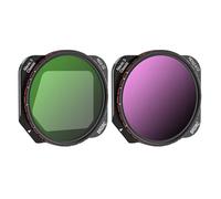 Drone Lens Variable ND Filter Set Compatible with Mavic 3 Classic,ND4-ND32(2-5 Stops)&ND32-ND512(5-9 Stops),Drone Lens Accessory Aluminum Alloy Frame (ND2-5+ND5-9)