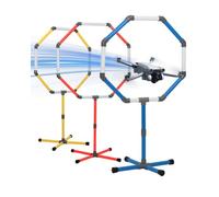 Drone Obstacle Course Kit, Includes 3 Different Hoop Sizes, Professional RC FPV Racing Training Set for Kids & Adults, Portable Game Loop Gate System with Separate Storage Bag