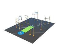 Drone Obstacle Course Kit RC FPV Racing Loop Gate, Indoor Outdoor Portable Practice Game with Multiple Difficulty Levels