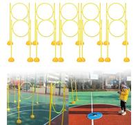 Drone Obstacle Course Kit, RC Racing Training Set with 2 Hoop Sizes, Portable Game Loop Gate for Indoor Outdoor Model Aircraft Practice