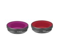 [Drone parts] Accessories Camera Lens Filters kit ND NDPL CPL UV filter for DJI Osmo Action Polarizing Lens Camera Accessory [Easy to replace](Dive filter red purp)