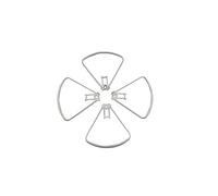 Drone parts SYMA Z3 Four-axis Aircraft Propeller Protection Cover Remote Control Helicopter Blade Protector easy to replace (Color : White)