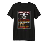 Drone Pilot Aerial Photography FPV Racing Quadcopter Drones Premium T-Shirt