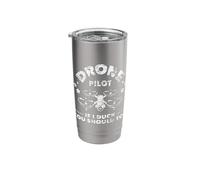 Drone Pilot - Flight Lover Aviator Quadcopter Flying Expert Stainless Steel Insulated Tumbler