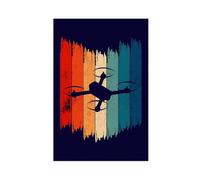 Drone Pilot Retro Drones Vintage Poster Canvas Poster Bedroom Decor Landscape Office Room Decor Gift Unframe: 12x18inch(30x45cm)