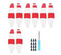 Drone Propeller Blades Screws Kit Accessories Spare Parts RC Drone Parts Suitable Mini Accessories Kit (Red)