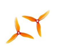 drone propeller Replacement, Qianfeng Compatible For GEMFAN 51499 Three-Blade High-Speed Propeller Racing FPV Drone With High Resistance To Explosions(2 pairs of orange)