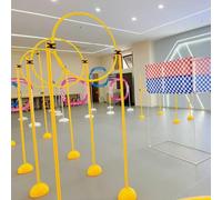 Drone Racing Obstacle Course Kit, Easy to Build & Carry Drone Practice Game Competition Part, Any Combination Loop Gates for FPV RC Model Aircraft(2 Pcs,Diameter 60cm (23 5/8"))