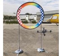 Drone Racing Obstacle Course Kit with Retractable Poles for League Competitions and Freestyle Practice