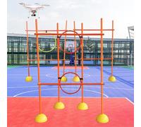 Drone Racing Obstacle Course Set, Adjustable Difficulty for Indoor and Outdoor Training and Competition, Ideal for Gaming Enthusiasts