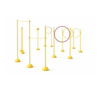 Drone Racing Training Track Kit, Obstacle Course Set with Hoops & Poles, Durable Impact-Resistant Equipment for Racing Practice & Competition