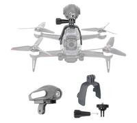 Drone Searchlight Strobe Light for DJI FPV Drone Night Navigation Flight Light Lamp Headlight Mount with Top Carry Extension Bracket Adapter Clamp Holder Drone Anti-Collision Accessories