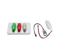 Drone Strobe Light RC Plane LED Lamp Kit Rechargeable Flashing Lights Anti Collision Navigation Warn Light for for Mavic 3 Cine