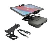 Drone Tablet Mount Holder - Universal Adjustable 4.7-12.9" Bracket Compatible with Dji Mavic 2/Zoom/Pro Mini 2/2S/SE, Air 2/2S, Pro/Spark/ZINO Controllers, Extended Control Phone Clip with Lanyard