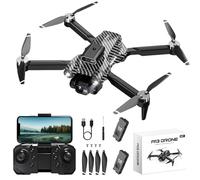 Drone with Camera 4K, Brushless Motor, 360° Flip, Headless Mode, WiFi, 5G Image Transmission, Foldable, One Touch Start/Stop with 2 x 20 Minute Batteries, Carry Bag, Children's Toy Gift Drone