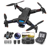Drone with Camera for Kids and Adults: 4k Foldable RC Drones with One-Key Return to Home/Takeoff/Landing, Headless Mode, FPV Real-Time Video Transmission, Path Flight - Best Drone Toys for Kids Gifts
