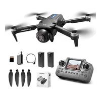 Drone with Dual 1080P Camera for Adult Beginner,One-Key Return,RC Quadcopter,Gesture Control, 360° Obstacle Avoidance,Altitude Hold,BL Motor,LED light,2 Batteries Ultra-Light 68g