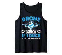 Drones Funny Quadcopter Drone Mode On Funny Drone Pilot Tank Top