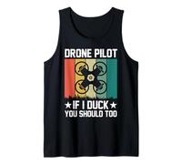 Drones Funny Quadcopter Drone Mode On Funny Drone Pilot Tank Top