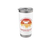 Drones-Pilot Born 2000 Birthday Vintage Quadrocopter Drones Stainless Steel Insulated Tumbler